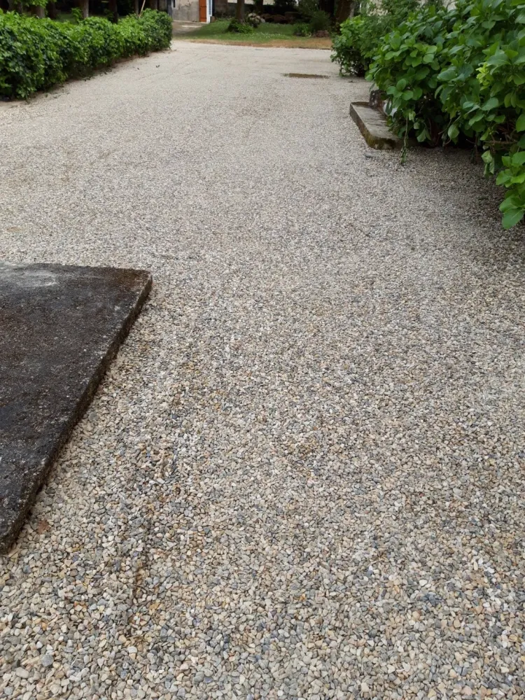 Création d'accès chantier près de Aiguillon